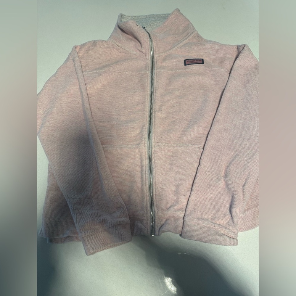 Vineyards vibes collared zip up